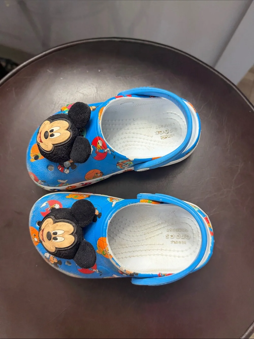 Kids Blue Mickey Mouse Slip-On Clogs